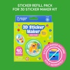 image:imageEducational Insights 3D Sticker Maker Refill Pack Winter WonderlandRefill